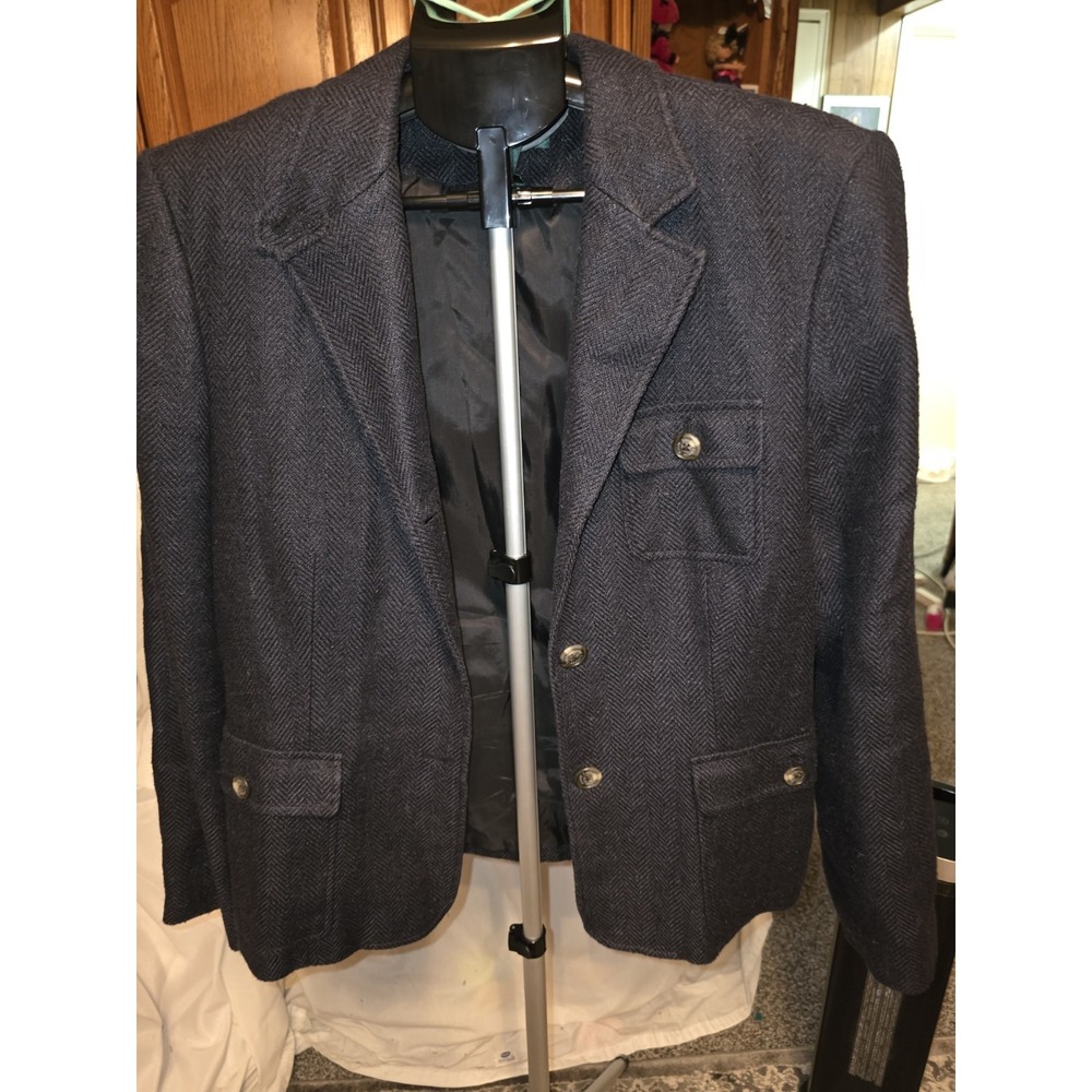 Caps+ Ralph Luren 42 S Sports‎ Jacket. Silk & Wool Mix . Made In Canada..... - Picture 1 of 7